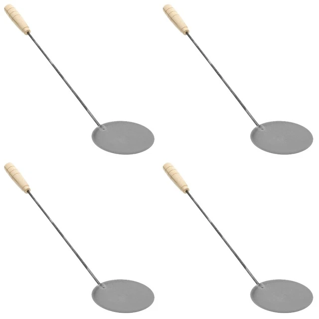 4 Pack Eisen Garnelen-Kuchen-Löffel Rosetten-Keksform Fondantform