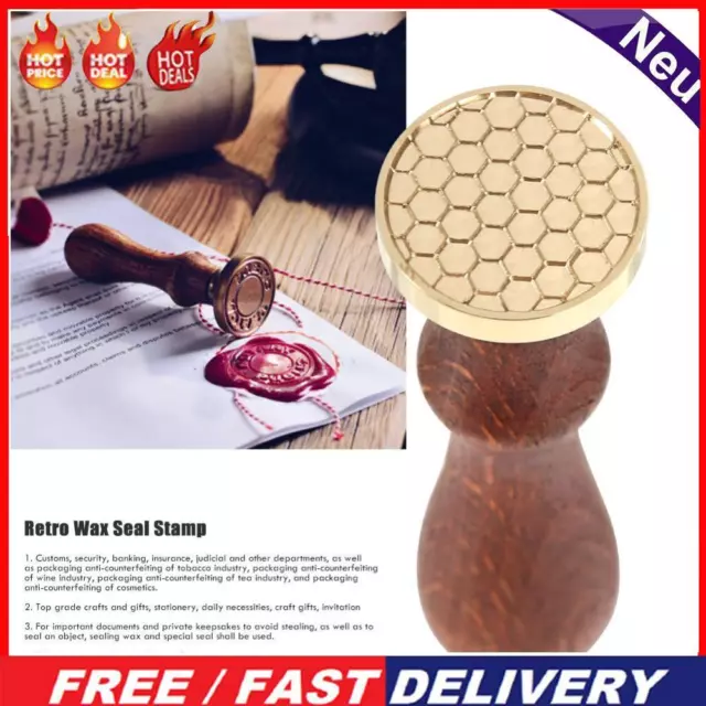 Retro Wax Seal Geometric Sealing Wax Stamp DIY Decorative (F359)