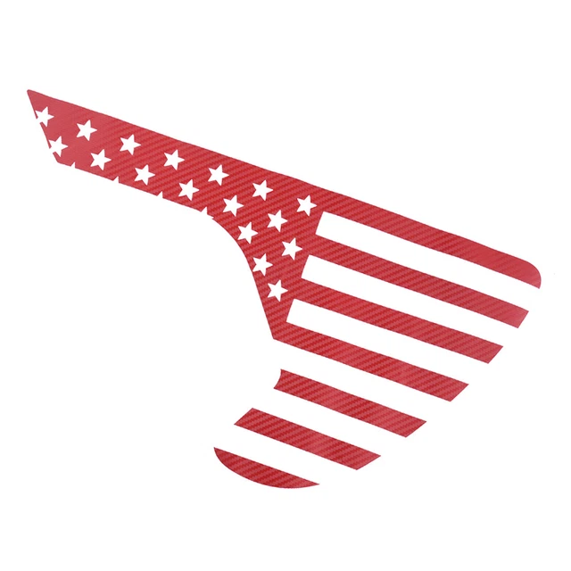 American US Flag Fender Vent Decals Fits For Jeep Wrangler JL JT Gladiator 18-20 2
