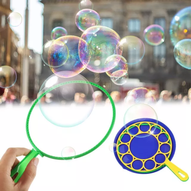 Fun Big Bubble Machine Blower Set Soap Bubbles Maker Blowing Bubble Tool