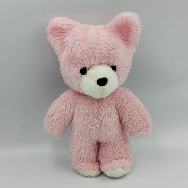 Ancienne peluche doudou ours rose NOUNOURS - 31721