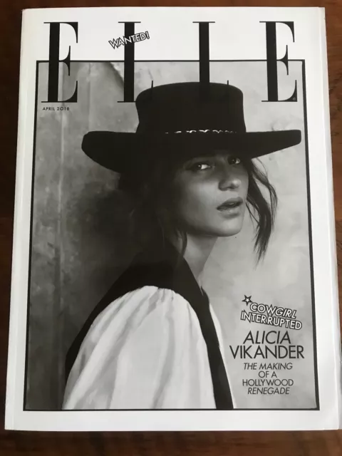 ELLE UK MAGAZINE Subscriber Issue APRIL 2018 - Alicia Vikander - Very Good!