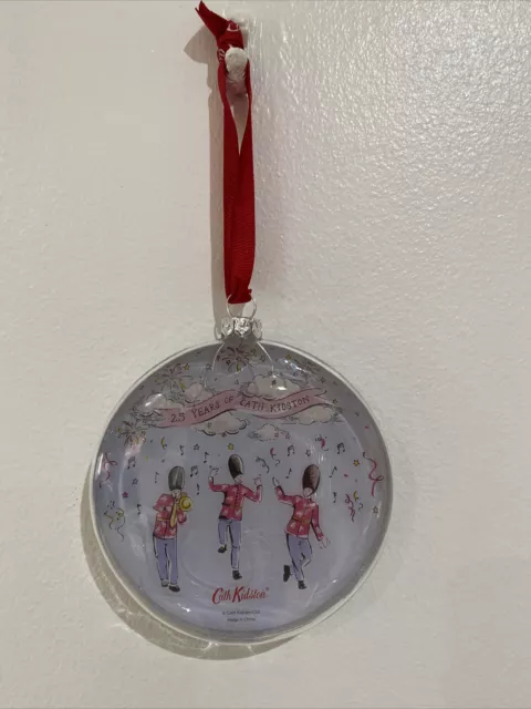 5 X Cath  kidston London 25th Birthday Bauble Limited Edition.