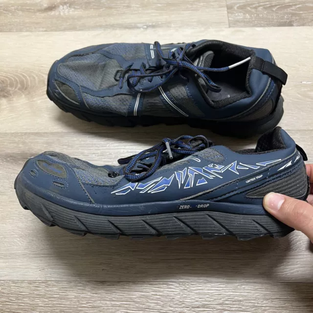 ALTRA LONE PEAK 3.5 Trail Running Shoes Mens Size 10 Blue Zero Drop ...