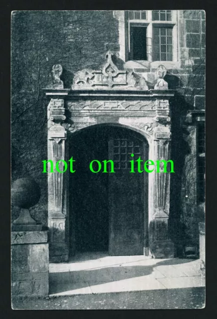 BROADWAY - Lygon Arms - JACOBEAN DOORWAY  Worcestershire RUSSELL & SONS POSTCARD