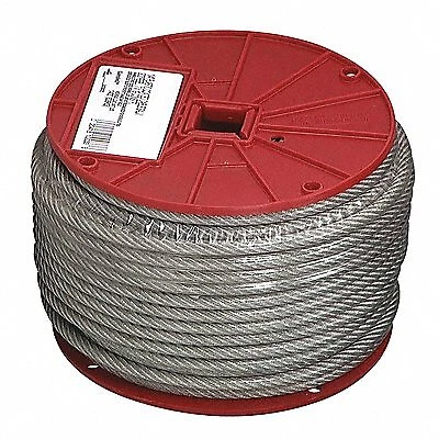 Campbell Chain & Fittings 1/8In 7X7 Cable Vinyl To 3/16In 250 Feet  7000497
