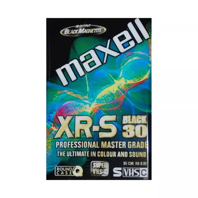 Maxell S-VHS-C VHS-C XR-S 30 Minuten Kassetten Cassetten Kassette Cassette