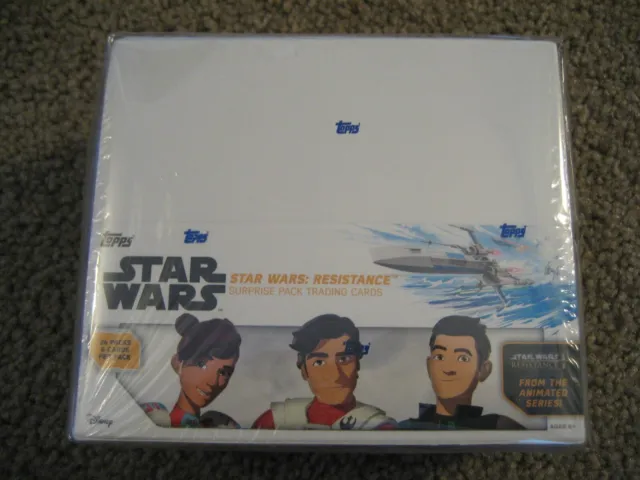 Topps 2019 Star Wars Resistance Sealed Retail Box