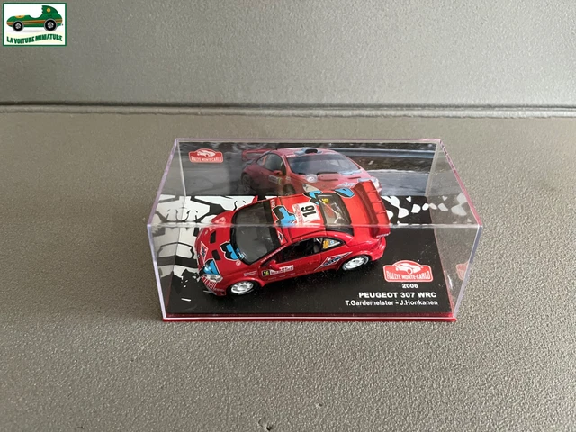 OPO 10 - Voiture Miniature à l'échelle 1/24 Compatible avec Peugeot 307 WRC - Gronholm - Rautiainen - Neste Rally Finland 2004 - WRC050