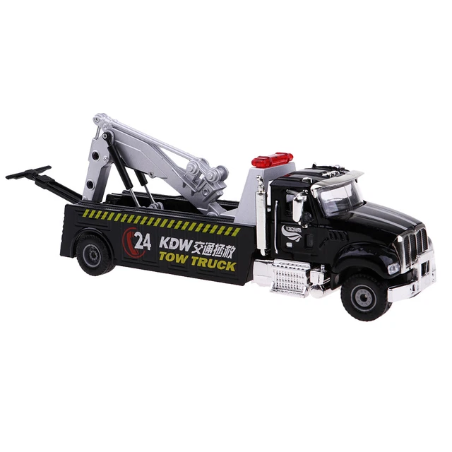 Simulation 1:50 Scale Diecast Tow Truck Wrecker Road  Model Toys Car