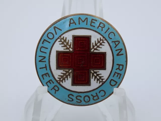 WWII Era American Red Cross Canteen Badge Sterling