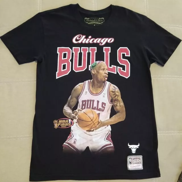 Dennis Rodman Chicago Bulls Mitchell & Ness Hardwood Classics Name & Number  T-Shirt – Chicago Sports Shop