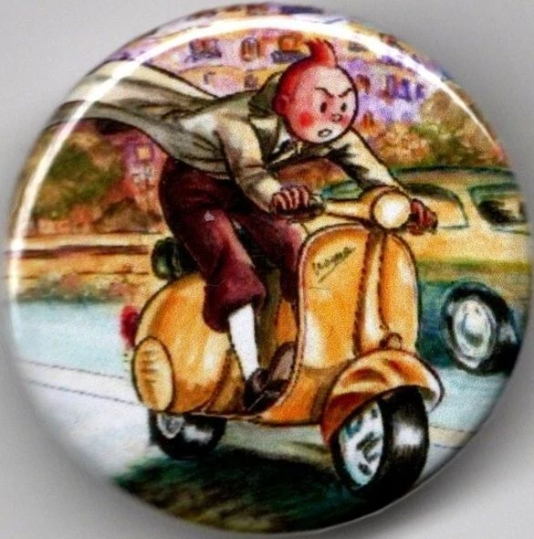 LAMBRETTA Pin Button Badge 25mm - DL Li SX TV GP VEGA SCOOTER INNOCENTI - Foto 10