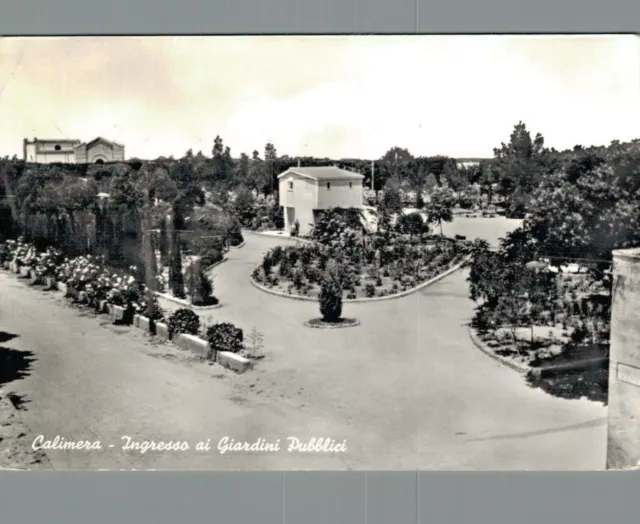 Lecce Calimera Ingresso ai Giardini Pubblici f. grande  spedita