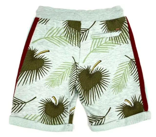 Scotch Shrunk / Scotch & Soda NWT Boys Sz 6 & 8 Aqua Tropical Knit Sweat Shorts 3