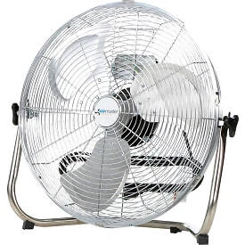 Airmaster 18" Workstation Fan w/ Low Stand & Totally Enclosed Air Over Motor,
