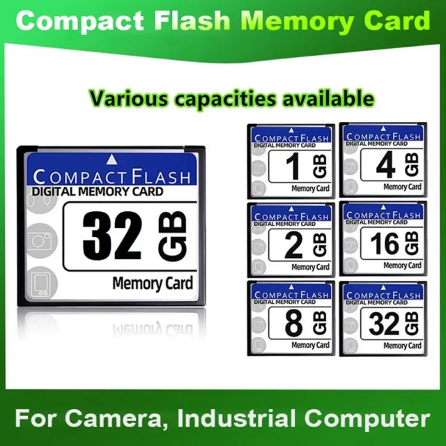 3X(Carte MéMoire Compact Flash Professionnelle de 1 Go pour Appareil Photo,7349