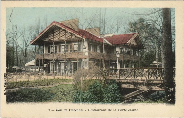 CPA PARIS 12th - Bois de Vincennes - Restaurant de la Porte Jaune (142350)