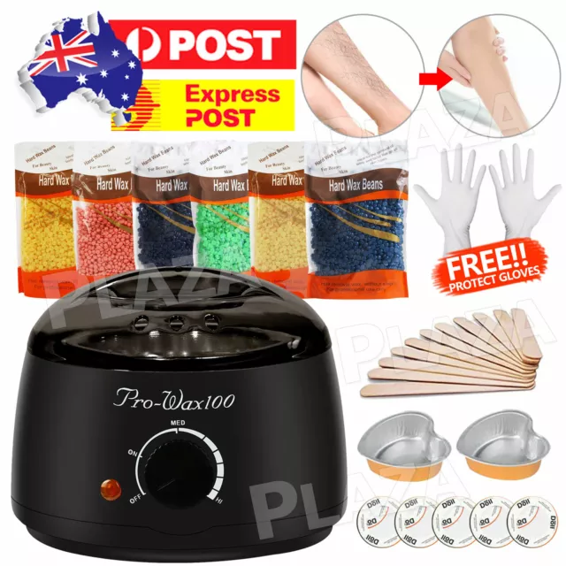 Wax Beans Warmer Heater Paraffin Pot Heater Hair Removal Salon Beauty Kit