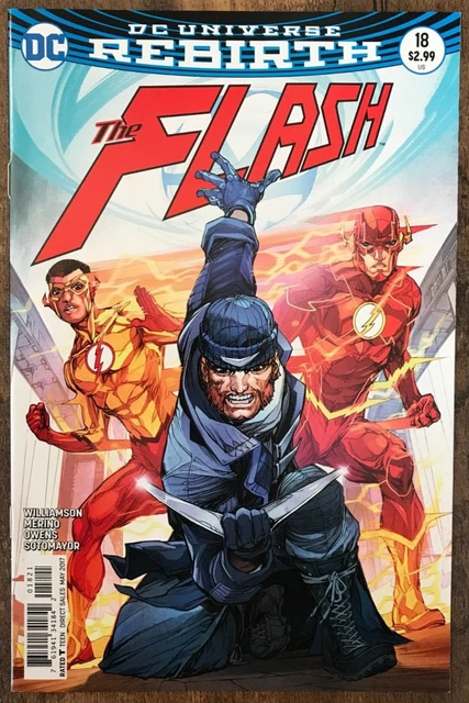 The Flash #18 By Williamson Barry Allen West JLA DCU Rebirth Variant B NM/M 2017