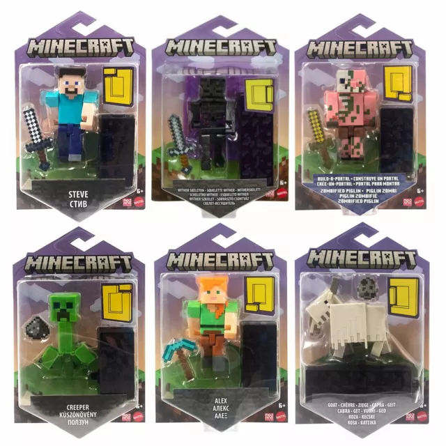 Minecraft Core Action Figures - Choose Your Favorite!