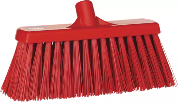 X1 Vikan Yard Broom Head 29154 Red 300MM