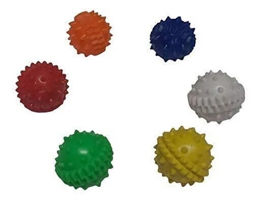 Acupresión Sujok color bola completa acupresión color terapia de color conjunto de 6
