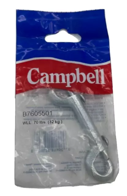 B7605501 Campbell Snap Quick Swivel Round Eye 3/8 #161 ZINC FINISH