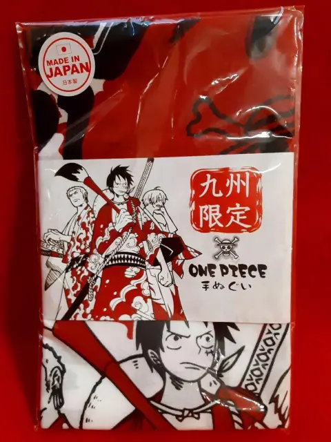 ONE PIECE TOWEL Luffy Nami Zoro Tenugui Kyushu cotton Limited edition ...