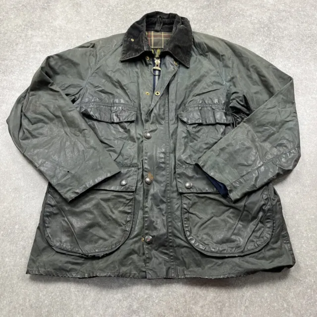 Vintage Barbour 1986 Bedale Jacket A105 C38 97cm Waxed