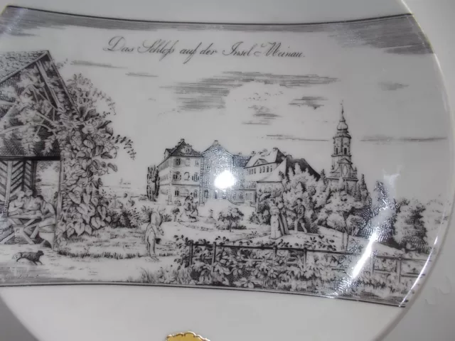 WANDTELLER ZIERTELLER &amp;INSEL Mainau im Bodensee mit Schloss&amp;quot; Bavaria ...