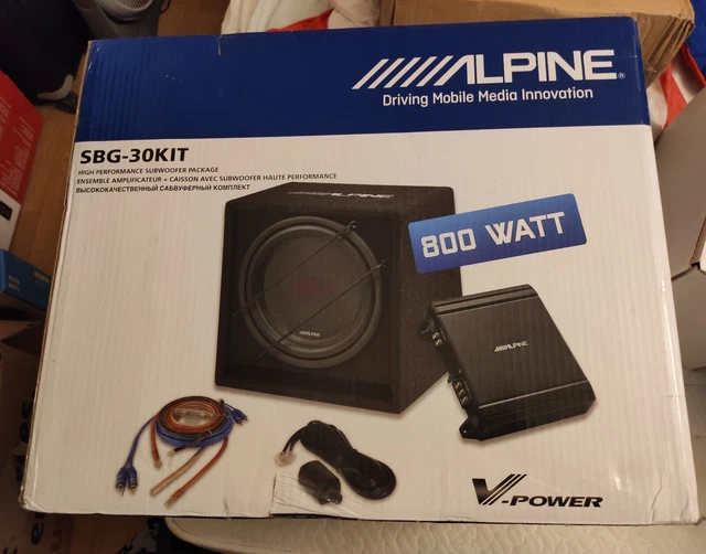 KIT ALPINE SBG30KIT Subwoofer + Amplificateur NEUF EUR 279,99