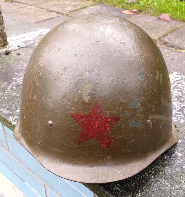 Original SSh-40 Stahlhelm der Sowjetunion, Russland WW2