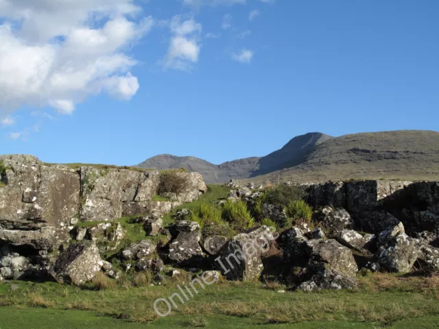 Photo 12x8 Rock outcrop beside B8035 Rubha na Mu00f2ine/NM5037 Boulders  c2009