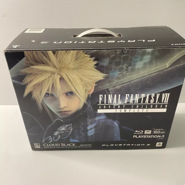 Final Fantasy Vii Advent Children Console Box PlayStation 3 Cloud Black 160GB