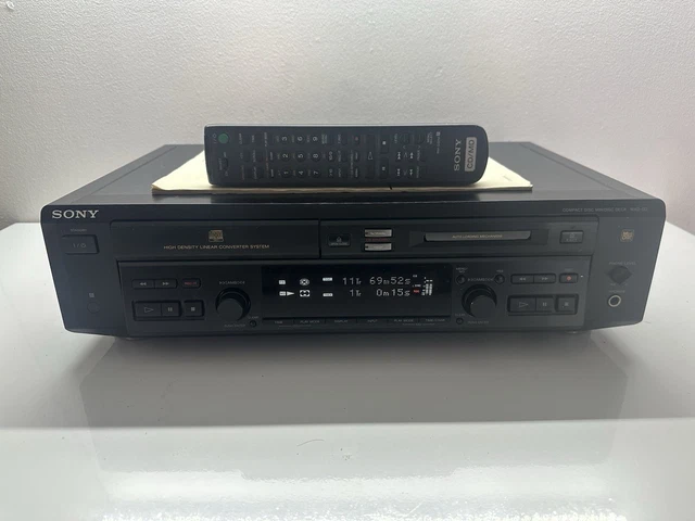 Lecteur MiniDisc JVC XM-228 (Noir) - Reconditionné Avec Télécommande Et Notice