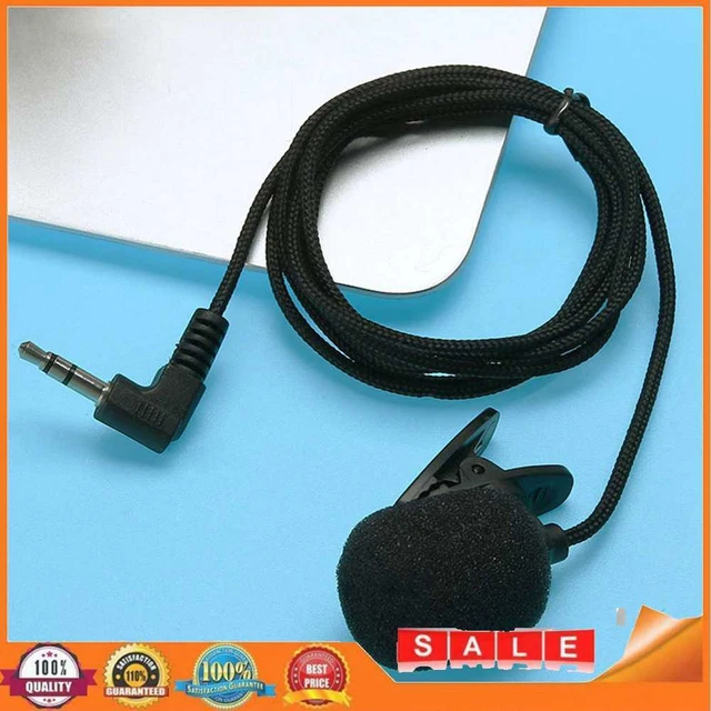 Mini Clip-on Lapel Microphone Single Direction for Audio Video Recording