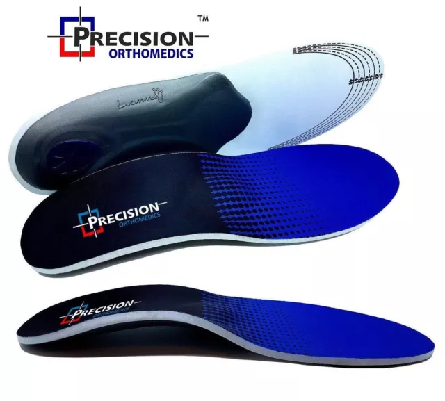 Orthotic Insoles For Arch Support Plantar Fasciitis Flat Feet Gel Heel Back Pain