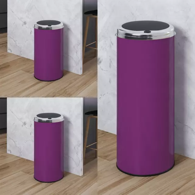 Inmotion Manual Stainless Steel Kitchen Waste Dust Bin Various Colours