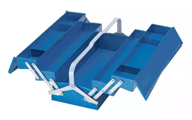 GEDORE Azul Caja Herramientas, Vacío, 5 Compartimentos,
