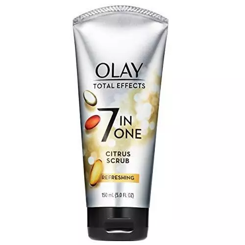 Facial Cleanser by Olay Total Effects Refreshing Citrus Scrub Face Cleanser, 5
