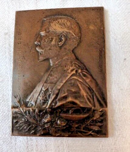 Médaille Alsace - 1919 - Coiffe régionale - Signée par Georges-Henri