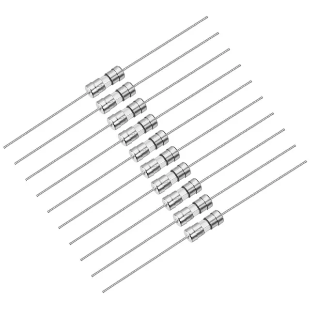 Coup rapide Fusible Axial Fil Verre Fusibles 3.6mm x 10mm 250V F3.15A 20Pcs
