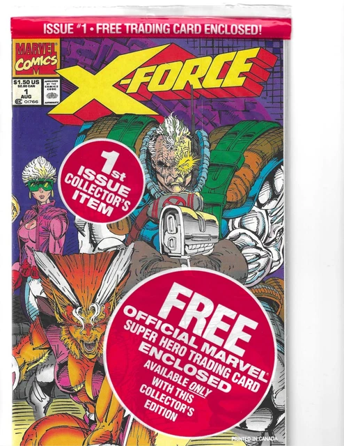 X-Force #1 - Vol 1 Marvel - 1st Printing - Bagged - Unopened - Cable Card - NM/M