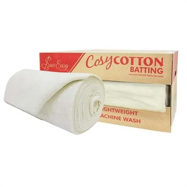 Sew Easy Natural Cotton Batting 254cm (100") x 25cm Pick-up only Springwood NSW