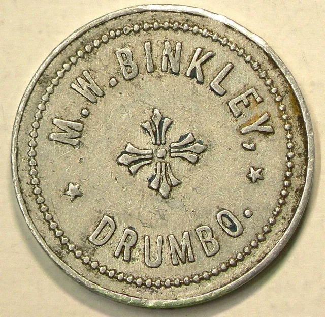 Drumbo Ontario MW Binkley 10 Cents Token #9420