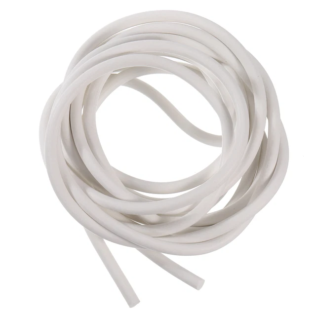 Strisce sigillanti in schiuma silicone 8 mm (0,31") diametro 2,5 m (8,21 piedi) cavo in gomma