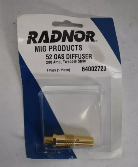 Radnor Brass Gas Diffuser Tweco Style 200 Amp Standard RAD64002723