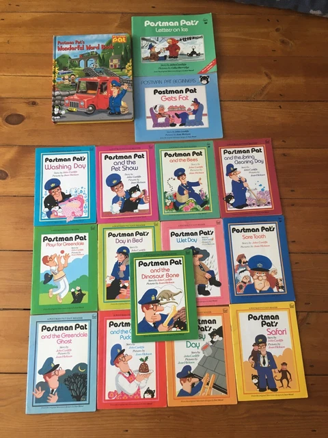 POSTMAN PAT BOOKS Hippo x 16 Bundle Easy Reader Vintage 1980s Paperback ...