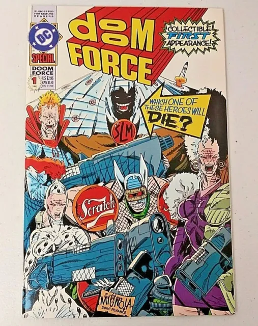 DOOM FORCE #1 July 1992 DC Comics X-Force/Rob Liefeld Parody Special HIGH GRADE